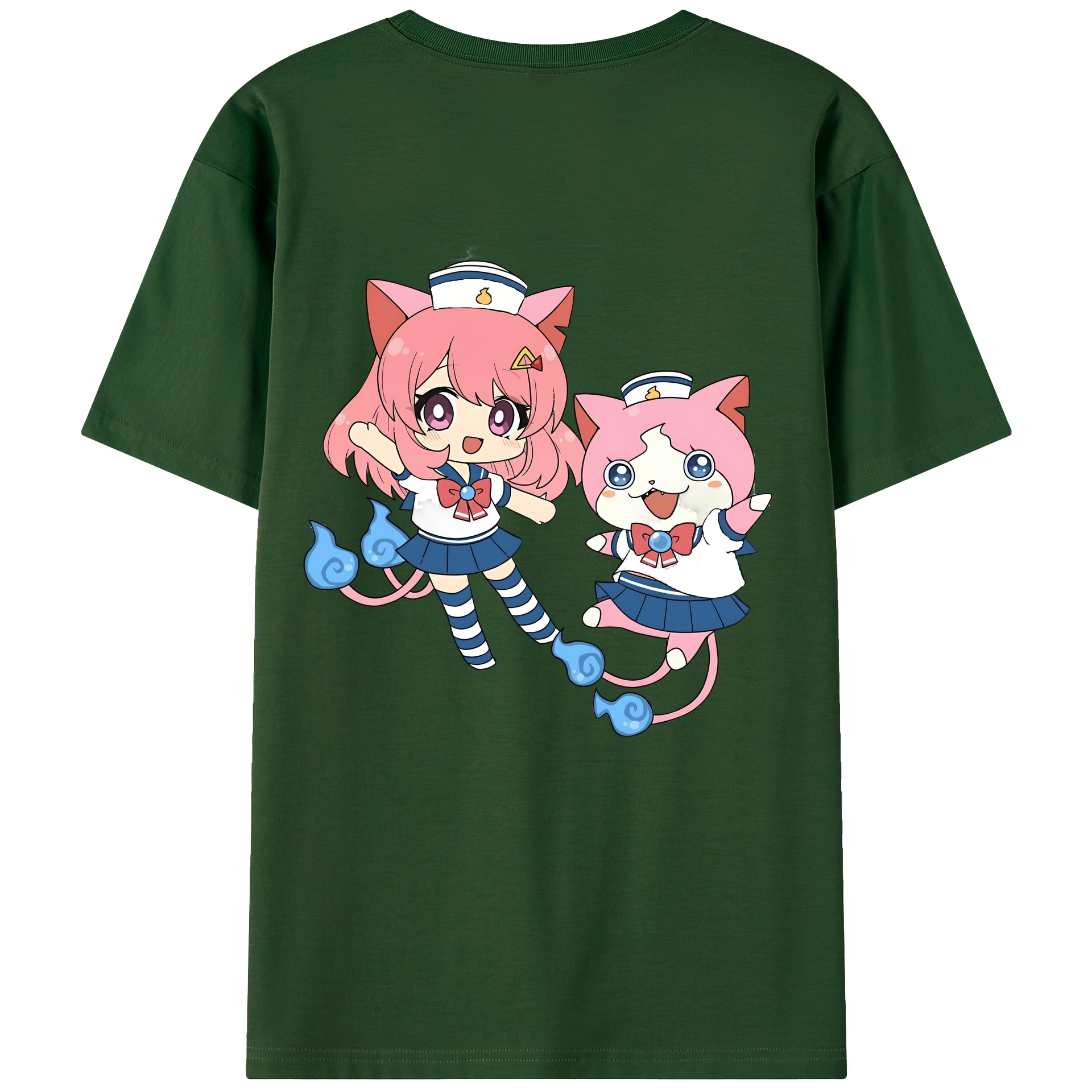 （画像用） 妖怪ウォッチ Yo-kai Watch 綿100％半袖Tシャツ（背面プリント）